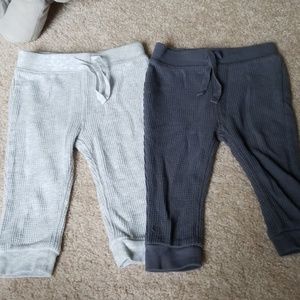 Light and dark grey sweatpants